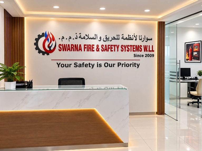 Inside the Swarna office reception